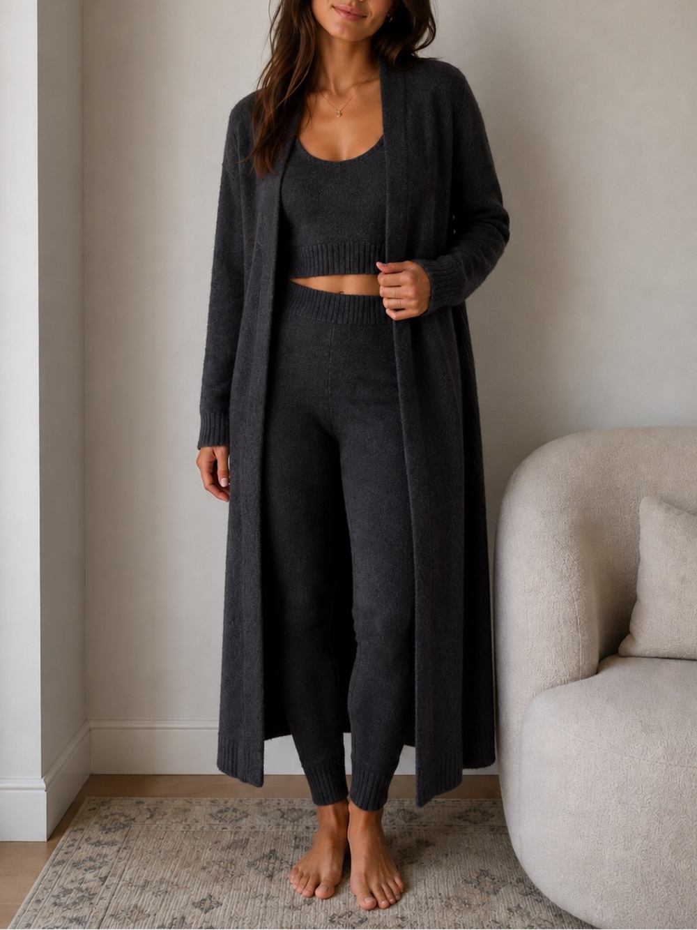 H&M Wool-Blend Cardigan Coat